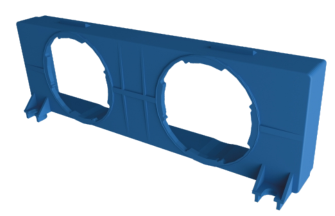 Distribution lid with holes